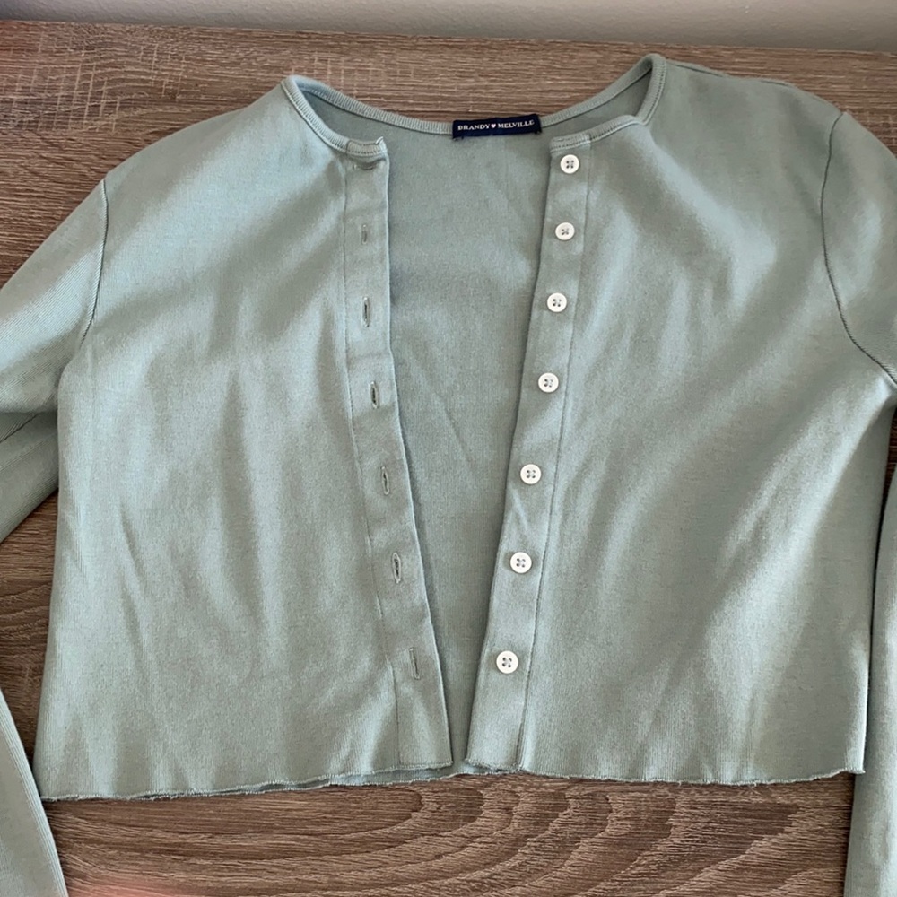 Green brandy Melville sweater